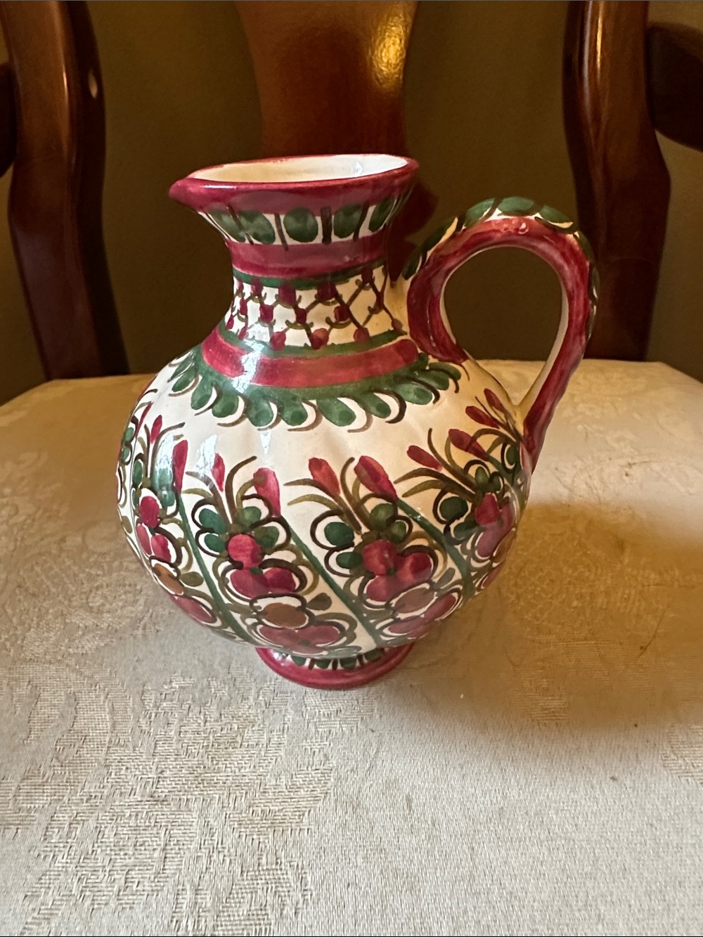 Signed ASN Anton Schreiner’s Sons Nabburg, Germany pitcher 0398